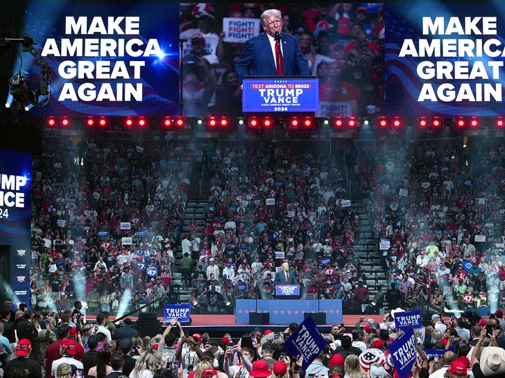 Robert F. Kennedy Jr. Makes WWE Style Entrance At Donald Trump Rally