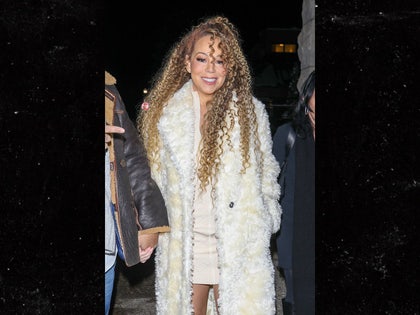 Mariah Carey enjoys a meal at Catch Steak in Aspen