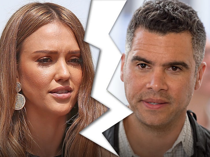 jessica alba cash warren membagi seni utama