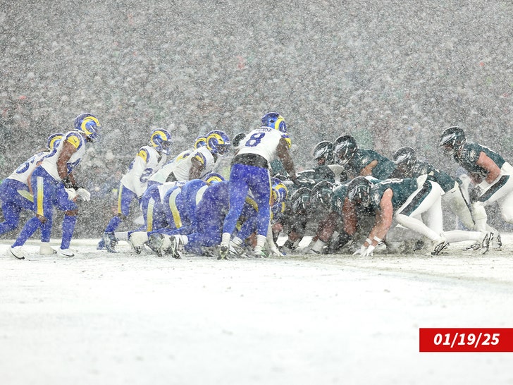 eagles rams snow game