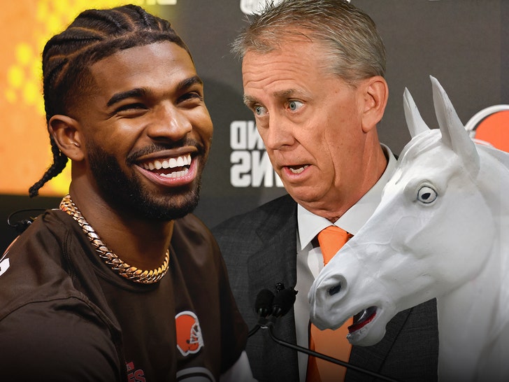 shedeur sanders todd monken porcelain horse head getty 1