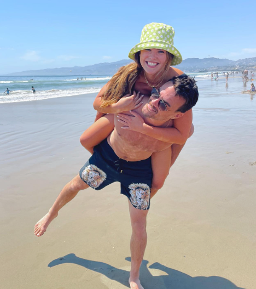 Hannah Brown and Adam Woolard