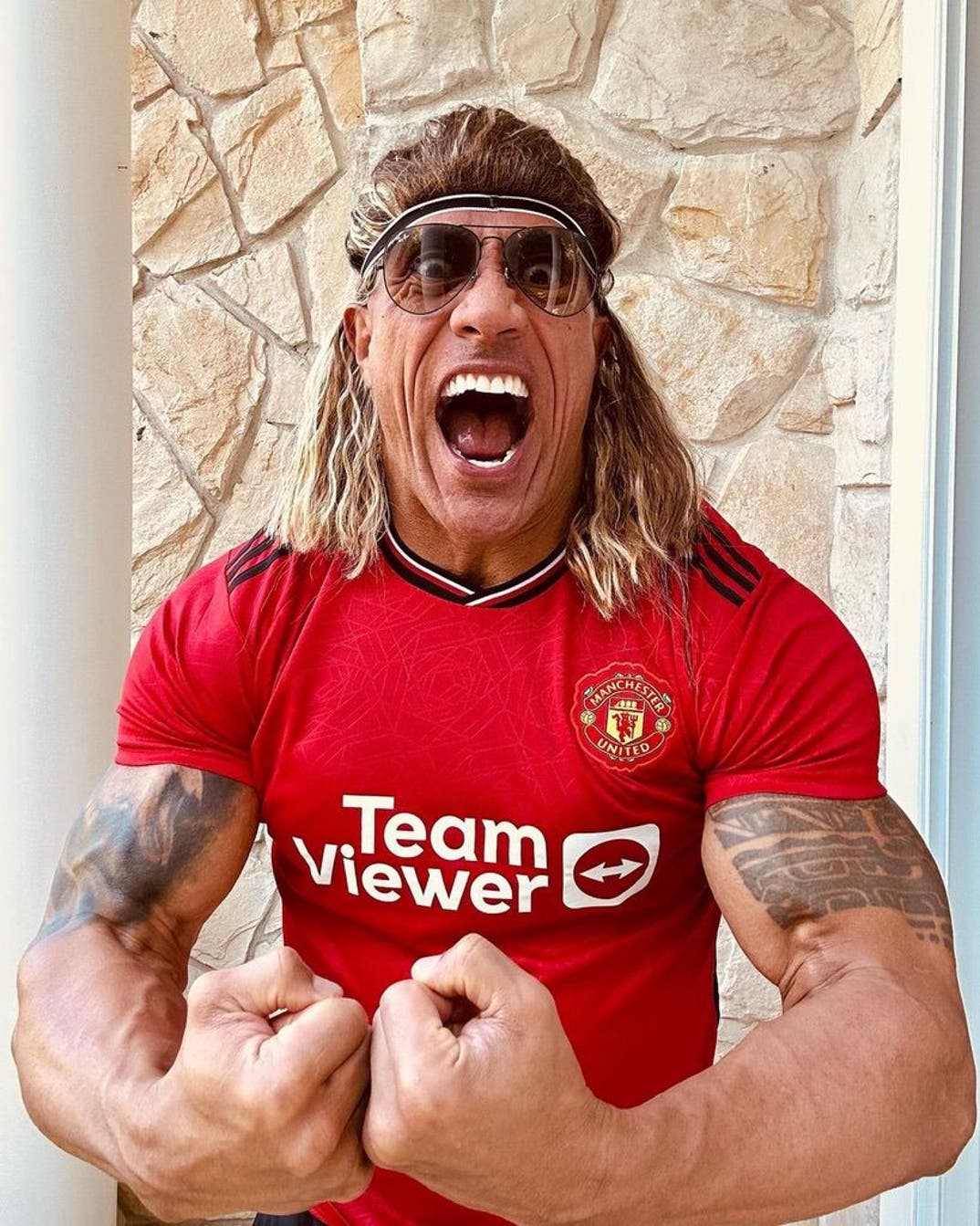 Dwayne Johnson as David Beckham