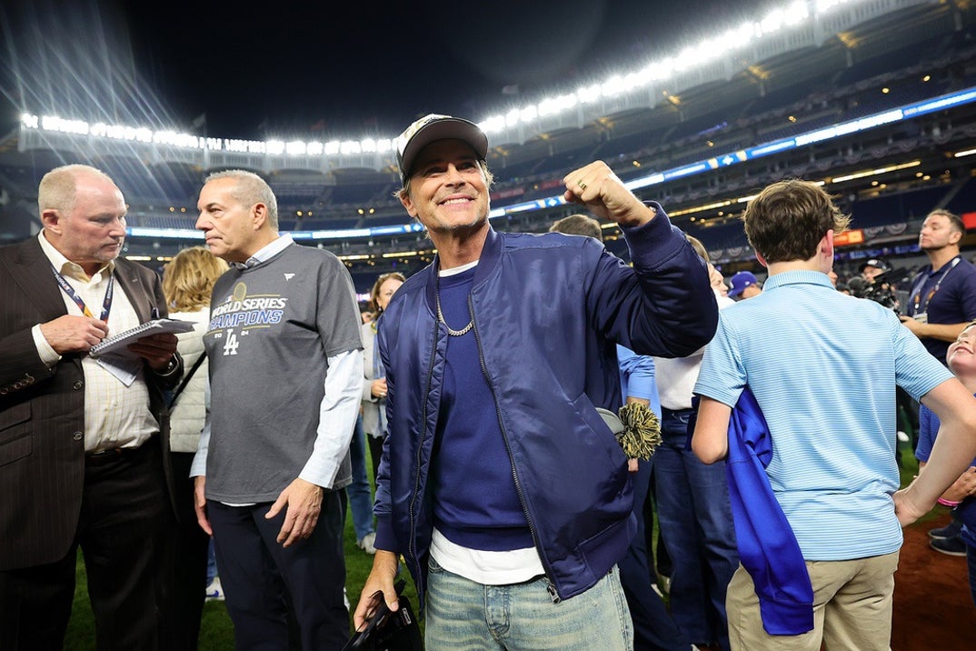 Rob Lowe Dodgers Fan 9