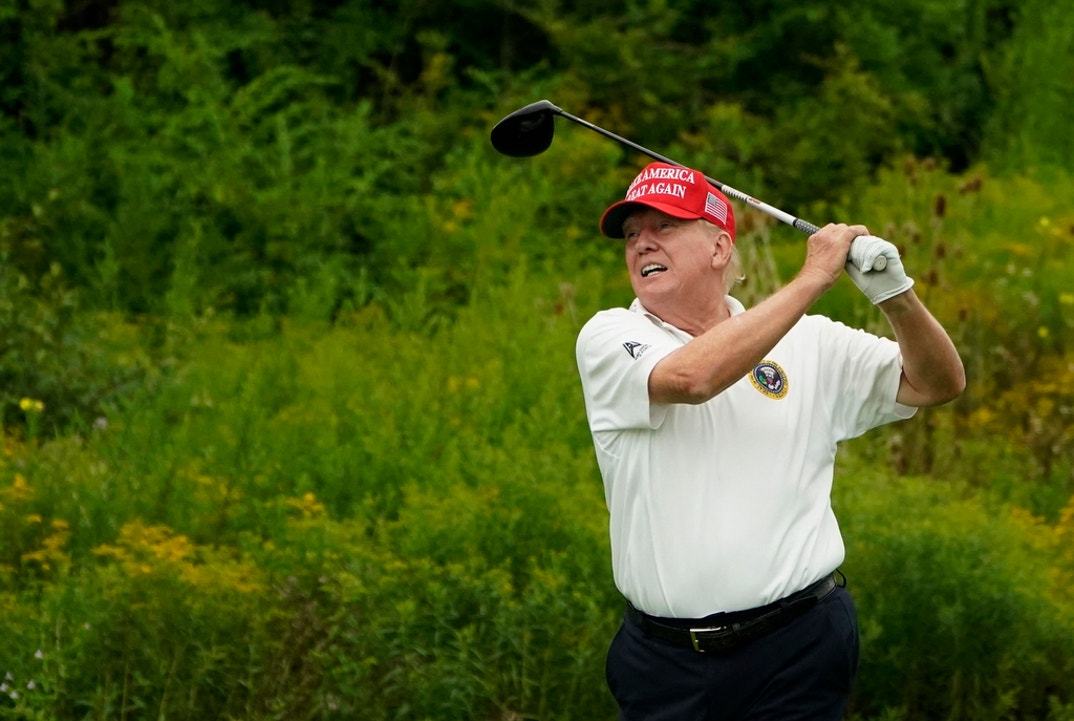 Donald Trump Playing Sports 4