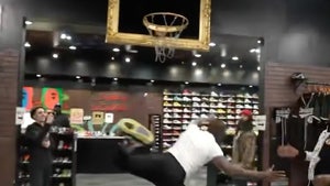 Bobby Shmurda Falls After Failed Alley-Oop Dunk, Caught On Video