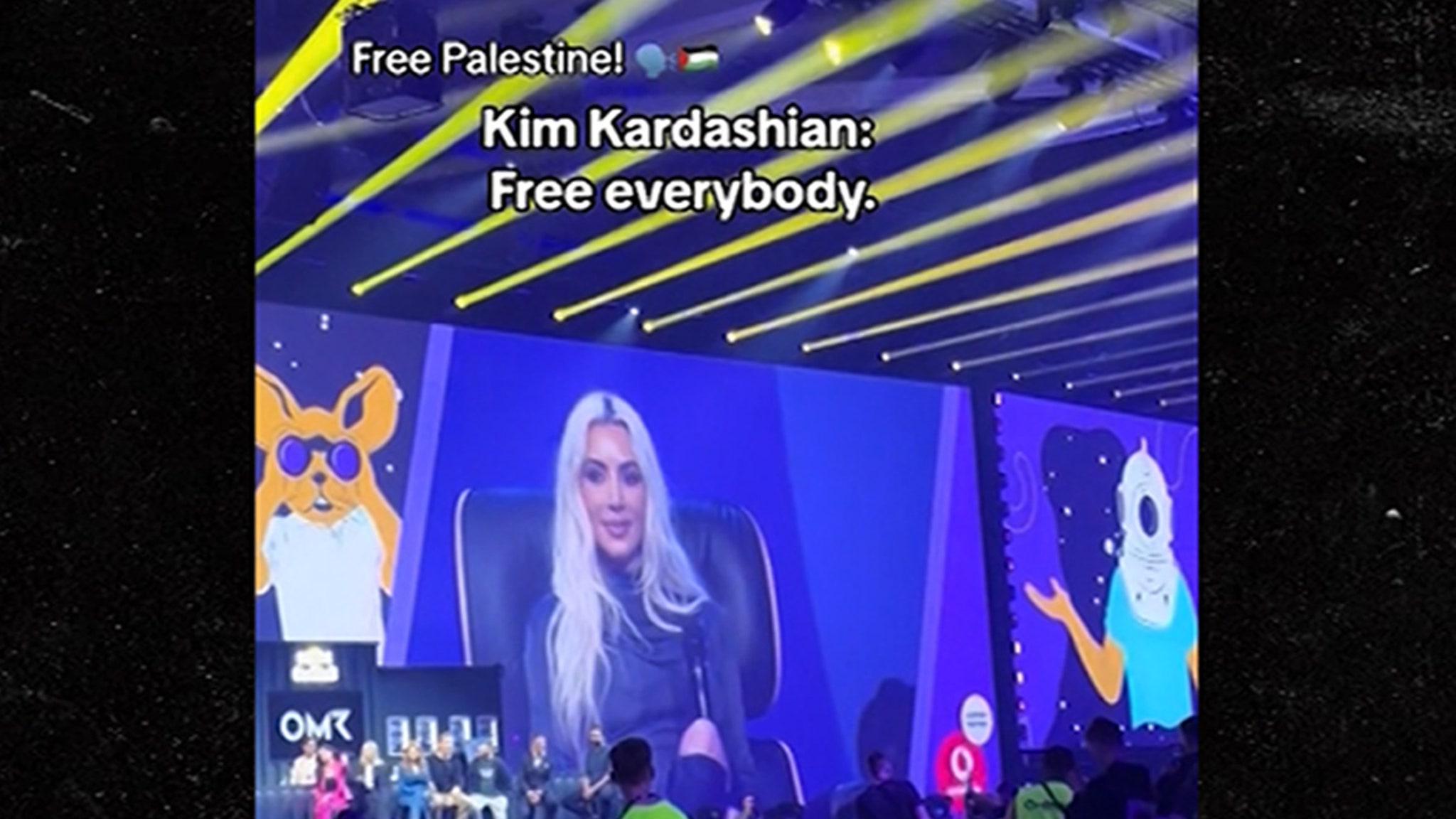 Kim Kardashian Says 'Free Everybody' During Pro-Palestine Outburst