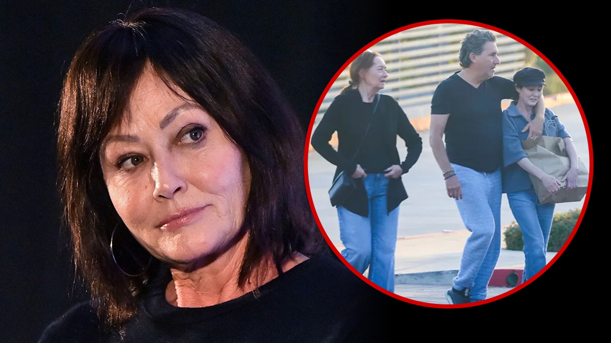 Shannen Doherty smiles with mom and buddy in the last public pictures before her death