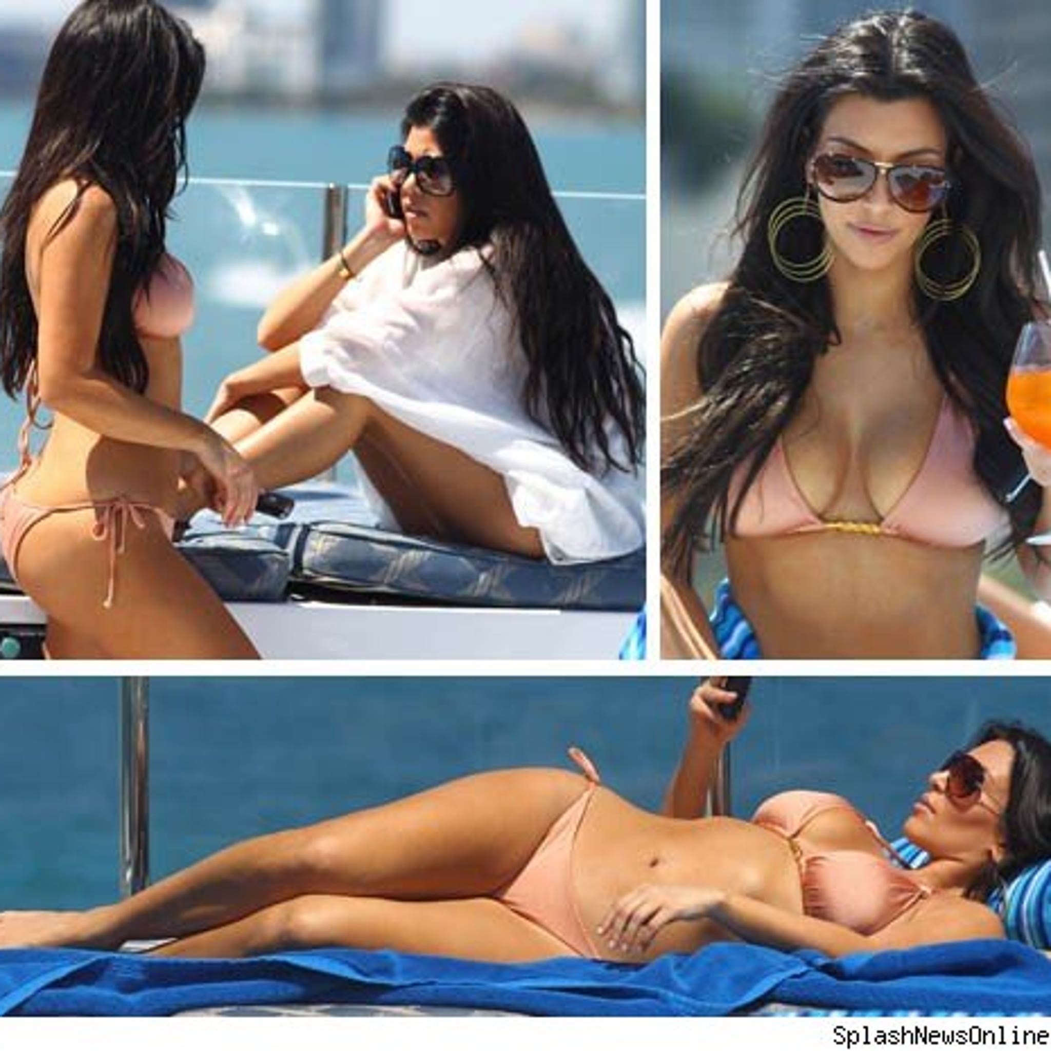 Kim Kardashian Goes Nude in Miami pic