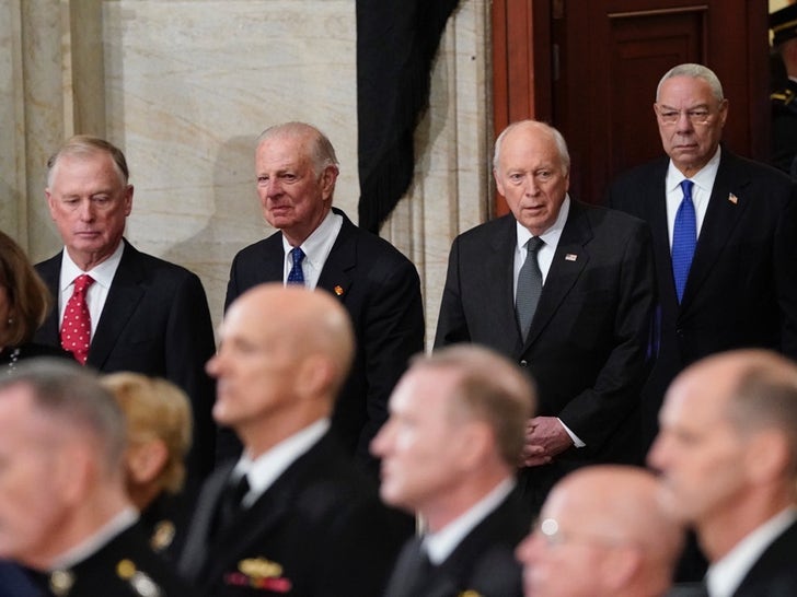 Dan Quayle, Dick Cheney and Colin Powell