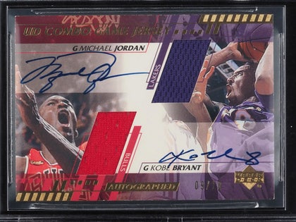 michael jordan kobe bryant card