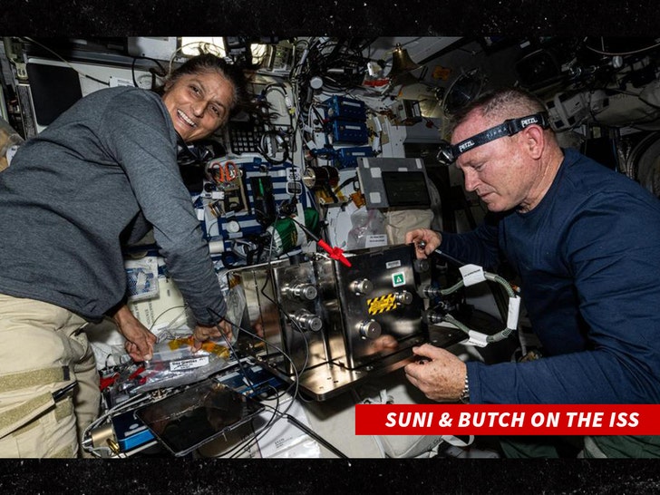 Suny and Butch on the International Space Station