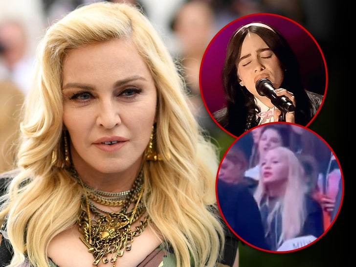 Madonna guarda un concerto di Billie Eilish con il suo ragazzo a New York City