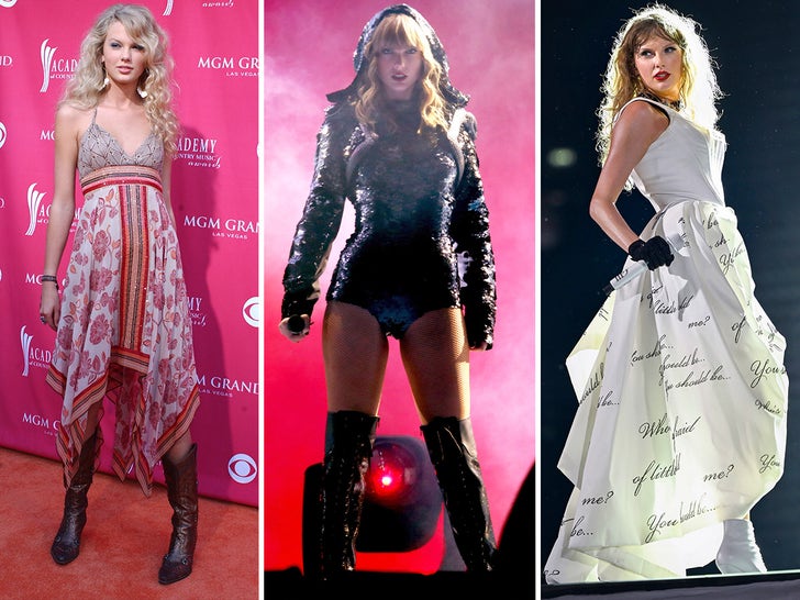 Taylor Swift Iconic Looks Through The Eras