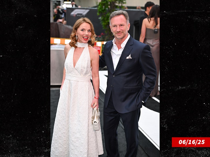 Geri Halliwell-Horner and Christian Horner getty 1