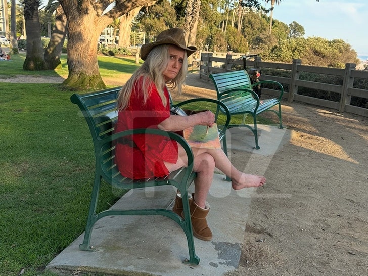 kim richards in the park tmz 1