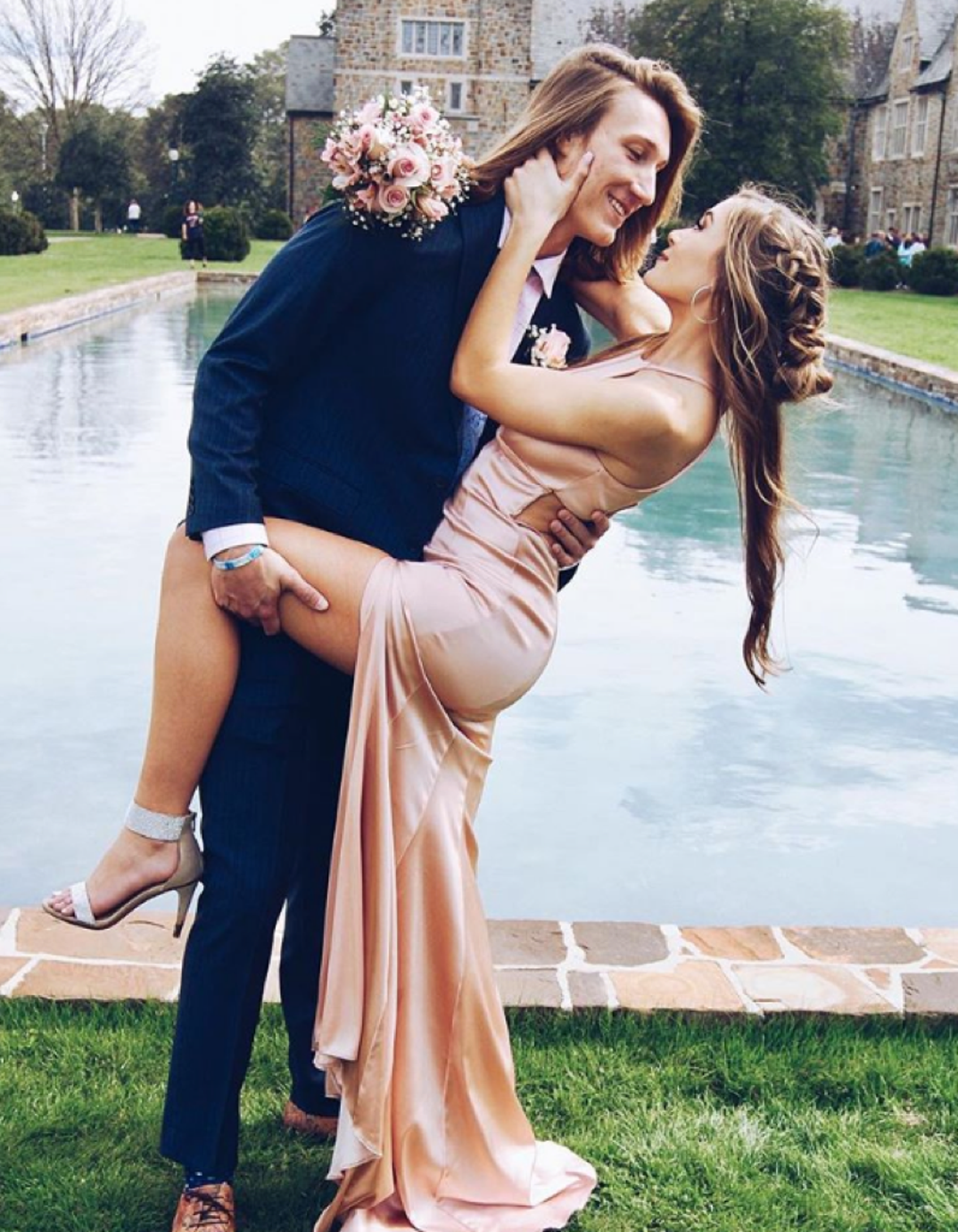 Trevor Lawrence and Marissa Mowry The Happy Couple