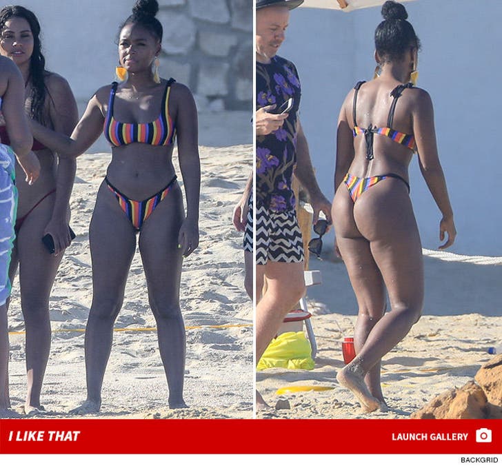 Janelle Monae Rocks Tiny Bikini in Cabo -- I Like That! 