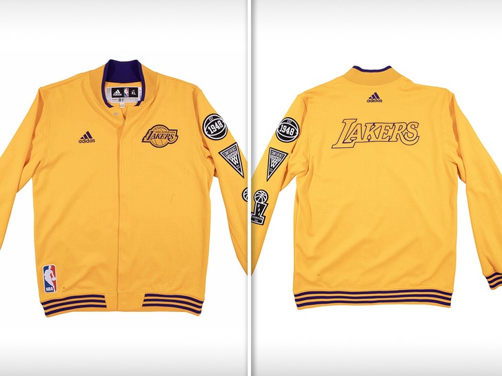 Authentic newest Adidas Lakers NBA Warmup Jacke