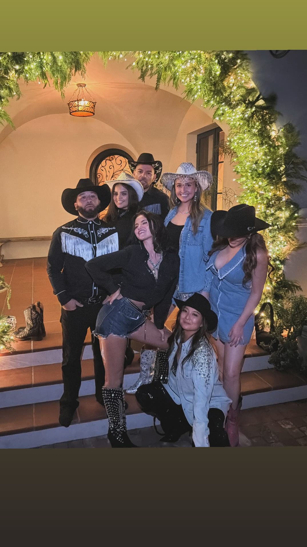 Selena Gomez & Benny Blanco cowboy birthday