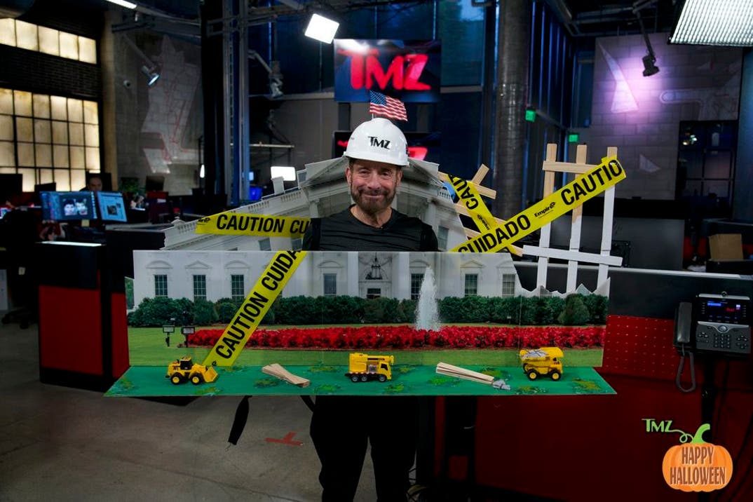 Harvey as the White House under construction