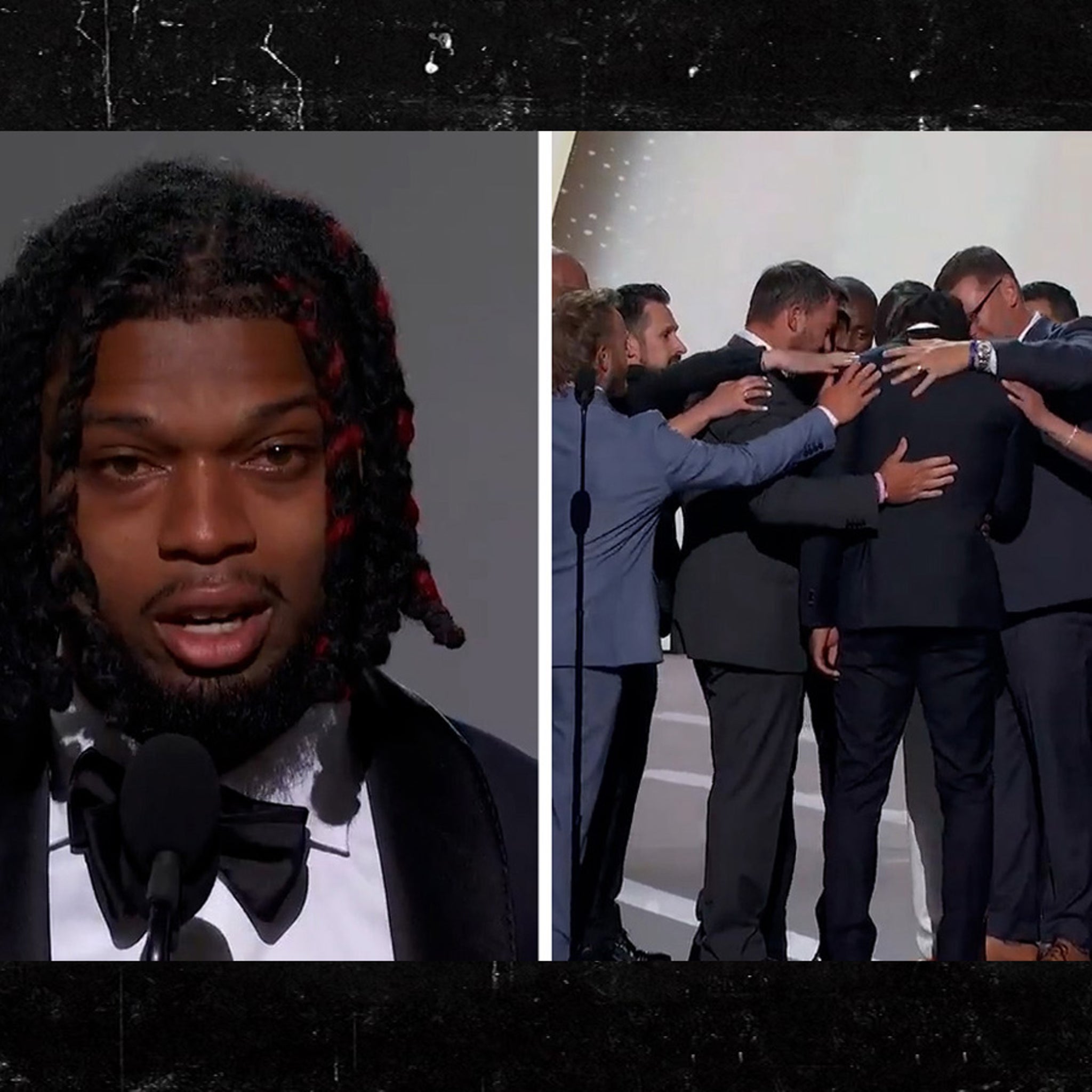 Damar Hamlin breaks down while presenting Pat Tillman Award - Upworthy