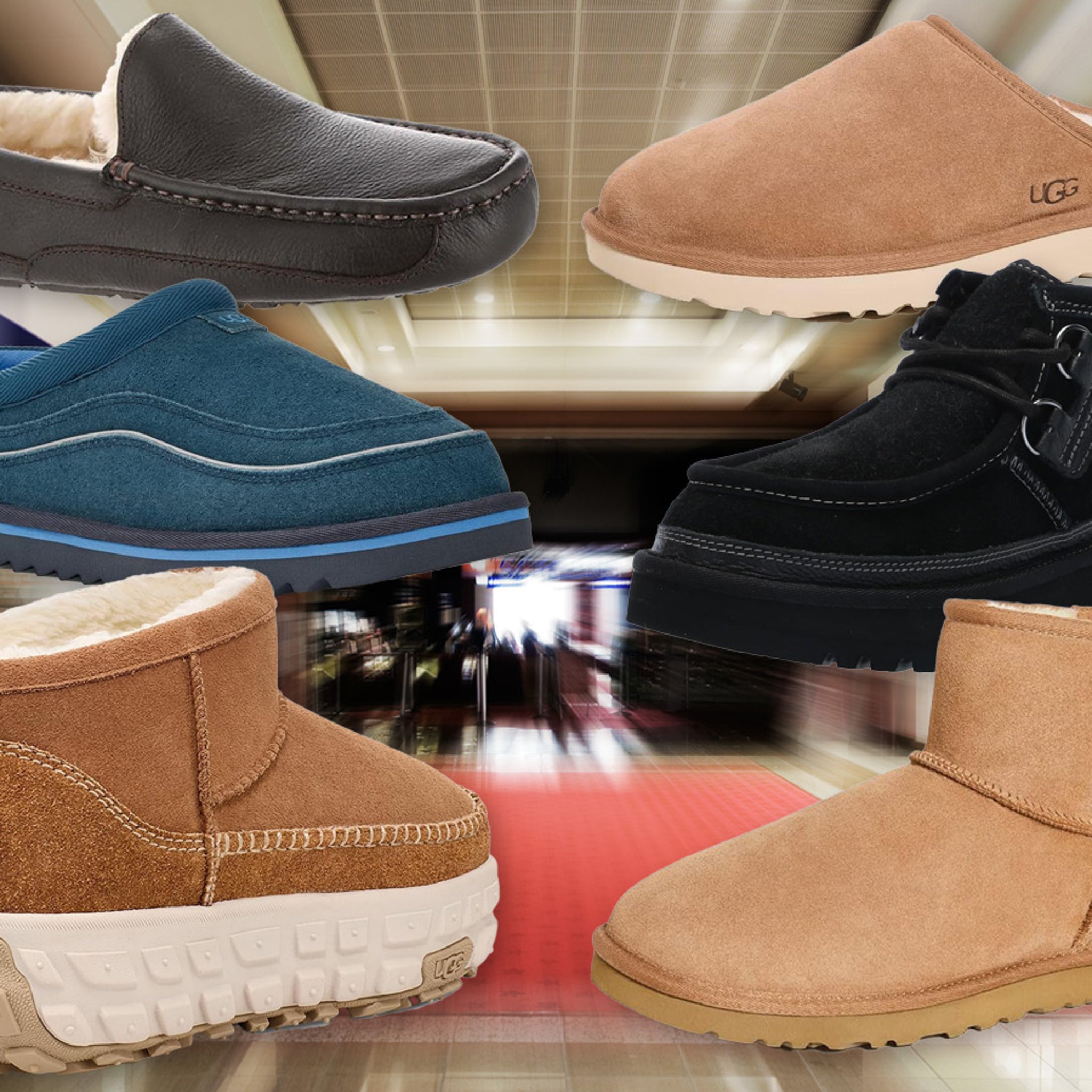 Uggs Men Cloth Boots Collection? UGG Mens Nuemel Weather Hybrid Boots 1143991-CWTC Chestnut  main image 3