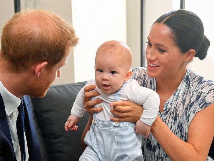 Meghan Markle and Prince Harry with Baby Archie