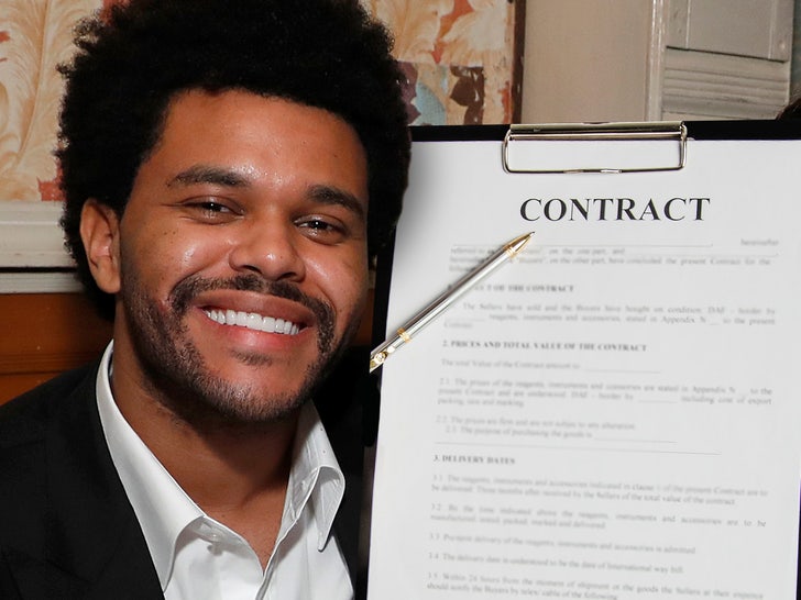 The Weeknd contract