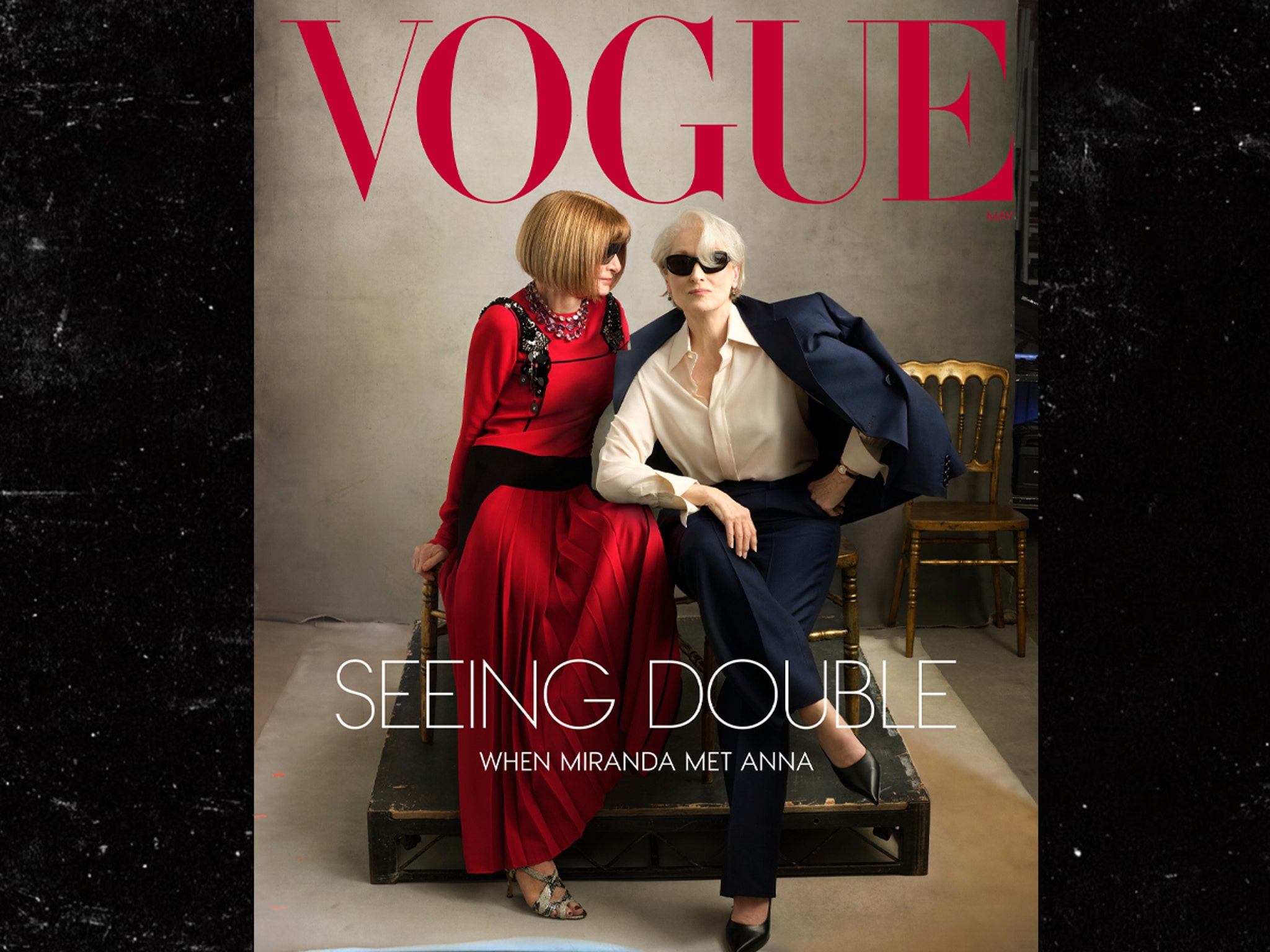 Anna Wintour & Miranda Priestly Face Off in Vogue Shoot, Watch Video