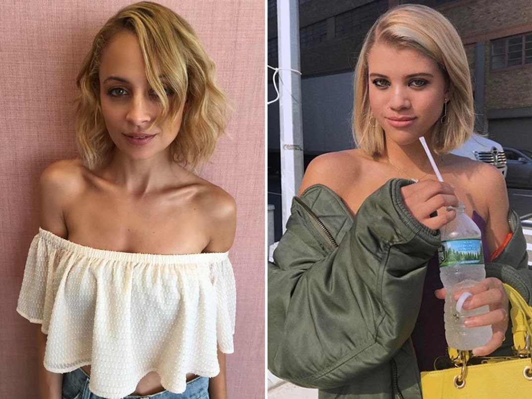 Nicole Richie (36) vs. Sofia Richie (19)
