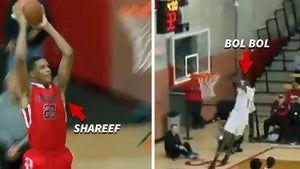 Shareef O'Neal and Bol Bol Trade High-Flyin' Highlights In H.S. Basketball Matchup (VIDEO)