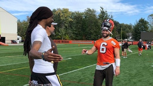 Snoop Dogg Visits Cleveland Browns Practice, Joining the Dawg Pound?