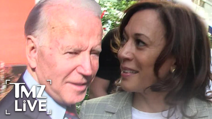 Joe Biden seems to have one particular person in mind for his VP running mate ... it's Sen. Kamala Harris, and there are clues from his notes that accidentally became public.