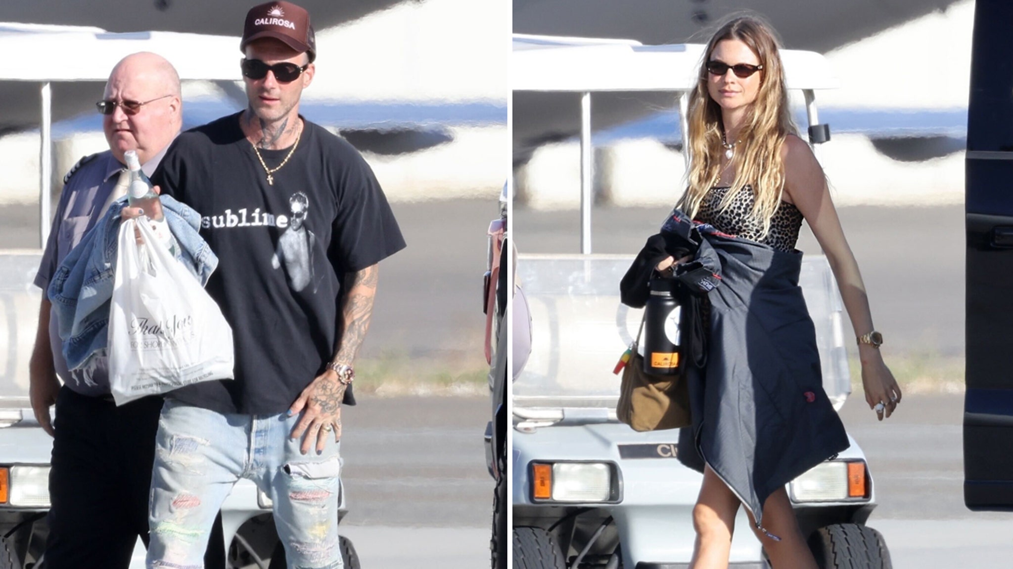 Adam Levine en zijn vrouw Behati Prinsloo tonen het verenigd front na vals schandaal