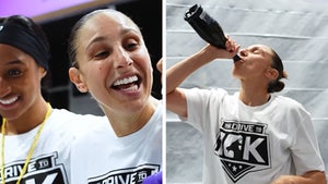 Diana Taurasi Chugs Champagne After Reaching Historic 10k Point Milestone