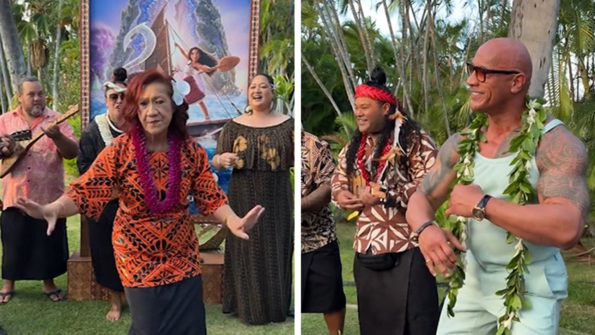 Dwayne Johnson Dances With Mom at ‘Moana 2’ Premiere in Hawaii