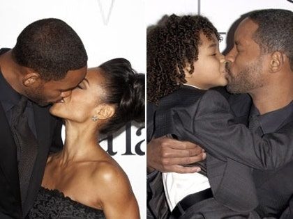 Will Smith kissing
