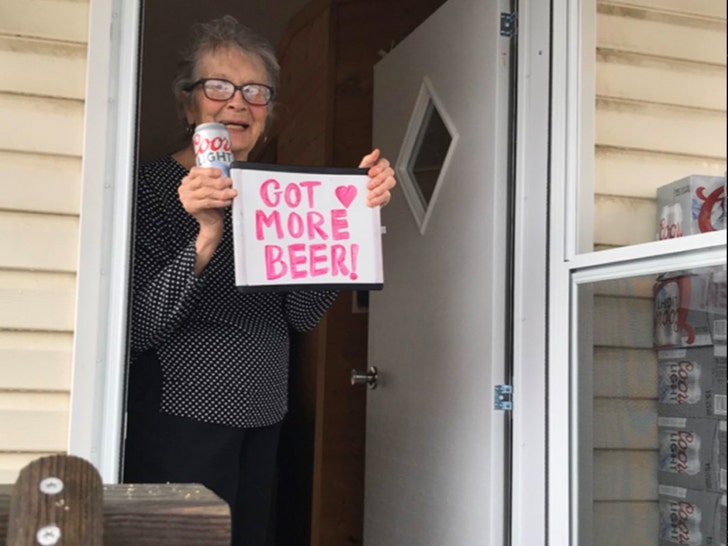 COORS LIGHT DELIVERS 150 BEERS ... After Senior's Viral Plea