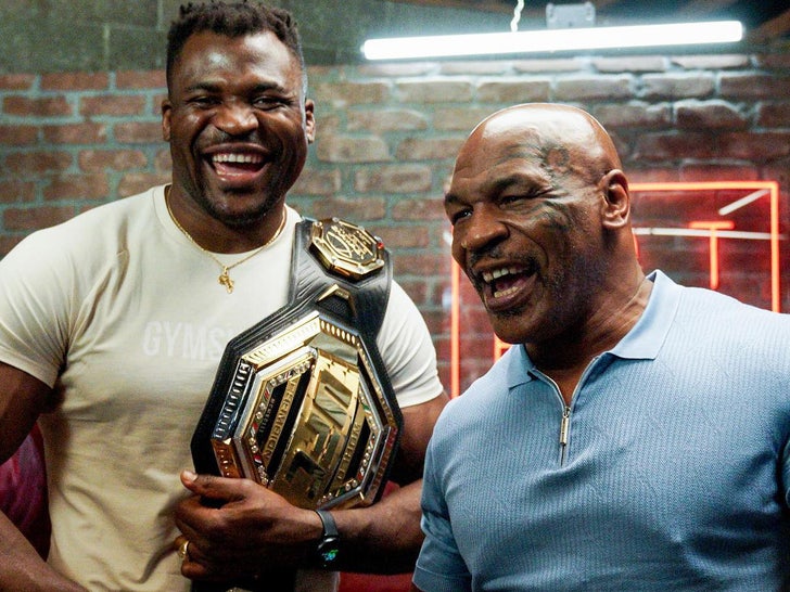 0825 Francis Ngannou mike tyson instagram