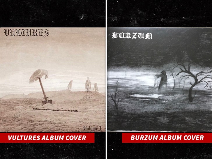 capas de álbuns do Burzum do Vultures