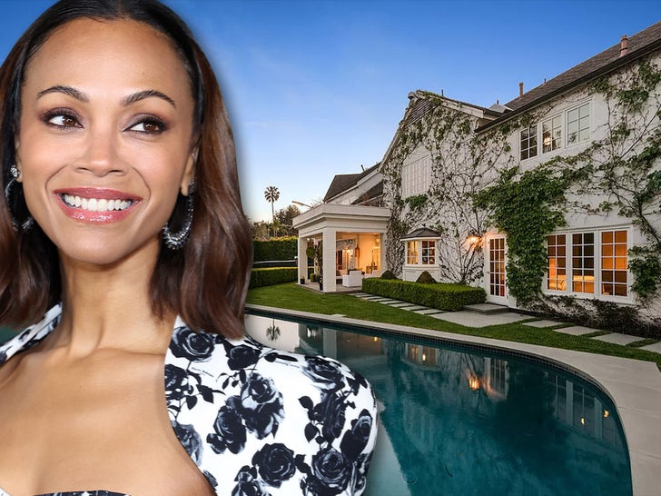 Zoe Saldana Lists Beverly Hills Home for $14.5M