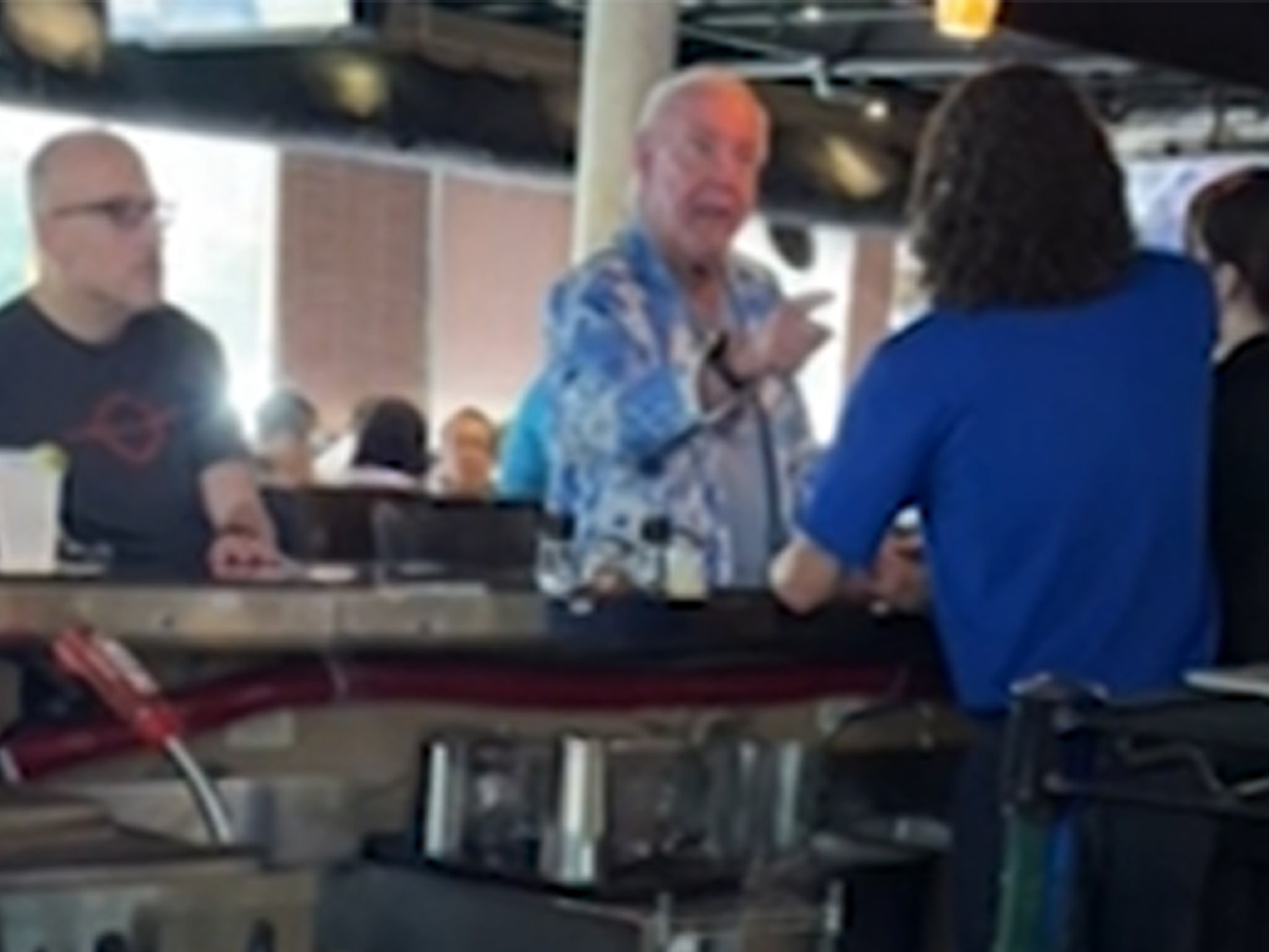 Ric Flair Heated Altercation W/ Bar Employee Caught On Video, Fight Nearly  Ensues