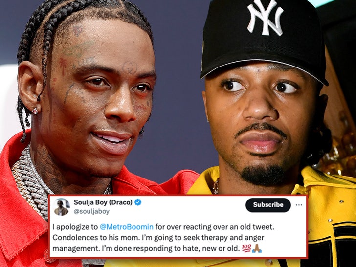 Soulja Boy Apologizes to Metro Boomin For Mom Comments, Seeking Therapy ...