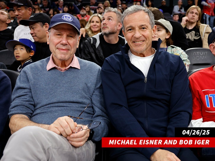 Michael Eisner and Bob Iger getty 1