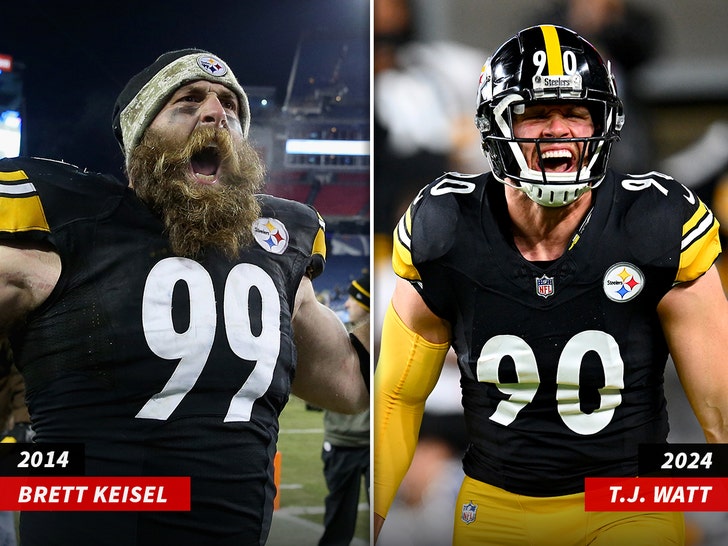brett keisel  T.J. Watt splut sub getty swipe