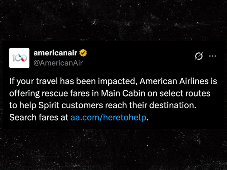 sub spirit airlines american airlines x