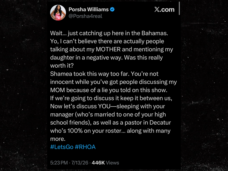 sub porsha williams x