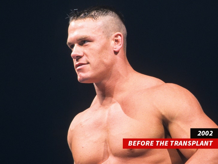 john cena before the transplant