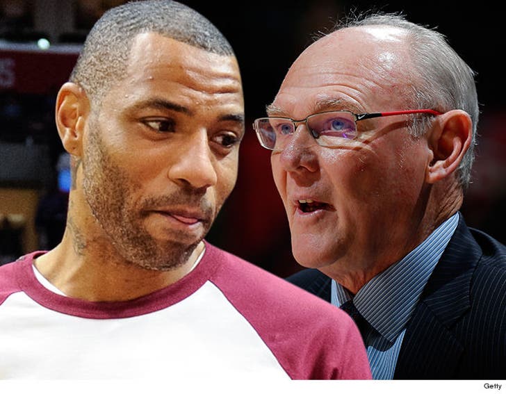 Kenyon Martin Rips George Karl as 'Coward Ass Coach Terrible :: 1222-kenyon-martin-george-karl-getty-4